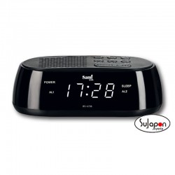 RADIO RELOJ DESPERTADOR SAMI CON PUERTO DE CARGA USB