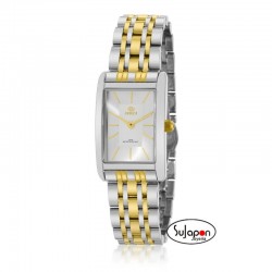 RELOJ MAREA MUJER ANALÓGICO DE ACERO COMBINADO RECTANGULAR B36207/3