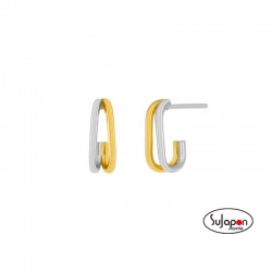 PENDIENTES PLATA COMBINADA  DE MAREA JEWELS D03801/BC