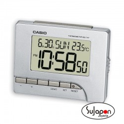 DESPERTADOR CASIO DIGITAL CON CALENDARIO Y TEMPERATURA