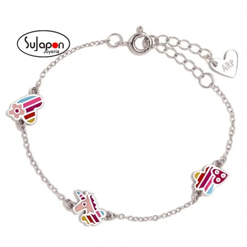 PULSERA DE PLATA UNICORNIO DE AGATHA RUIZ DE LA PRADA 310ARCO