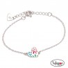 PULSERA DE PLATA CORAZÓN DAISY DE AGATHA RUIZ DE LA PRADA