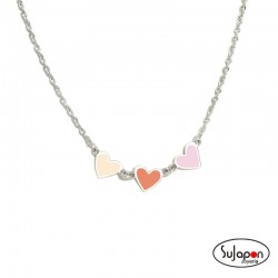 COLLAR PLATA 3 CORAZONES SUPERAGATHA DE AGATHA RUIZ DE LA PRADA