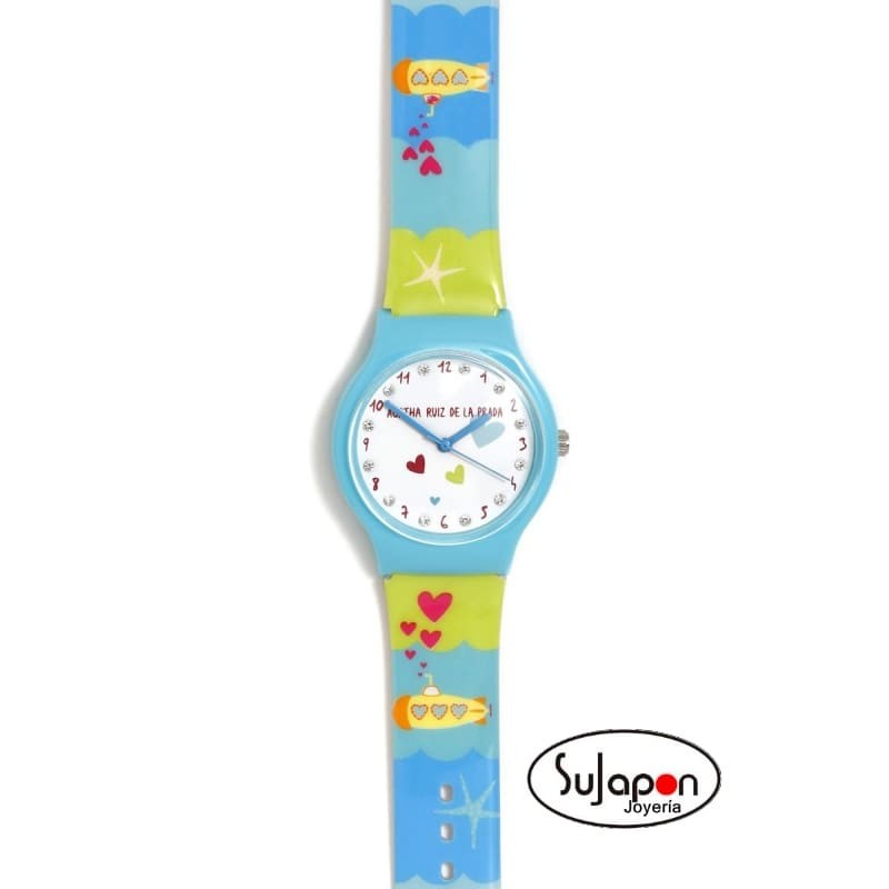 RELOJ DE AGATHA RUIZ DE LA PRADA SUBMARINISTA, COLECCIÓN FLIP