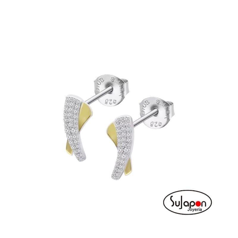 PENDIENTES LOTUS SILVER BEYOND CLASSICS LP3845-4/2