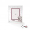 MARCO FOTO INFANTIL CRISTAL OSO ROSA