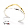 PULSERA BRAZALETE PLATA BICOLOR BATLLÓ PERTEGAZ