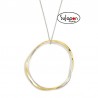 COLLAR PLATA BICOLOR BATLLÓ PERTEGAZ