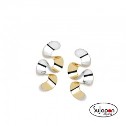 PENDIENTES PLATA COMBINADA ESES ROCIO DE PERTEGAZ