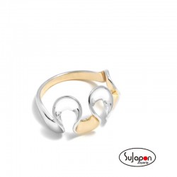 SORTIJA PLATA COMBINADA CON CHAPADO ESES ROCIO DE PERTEGAZ