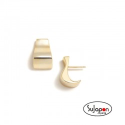 PENDIENTES PLATA CHAPADOS EN ORO ANFORA ROCIO PERTEGAZ