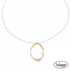 COLLAR PLATA BICOLOR ROCIO CERA DOBLE PERTEGAZ