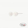 PENDIENTES PLATA CON PERLA 5MM. MAJORICA
