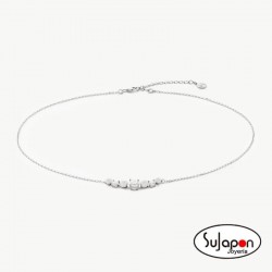 Collar de Cadena con Perlas y Circonitas Zirconia MAJORICA