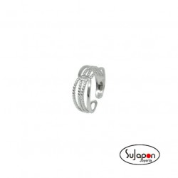 ANILLO ACERO AJUSTABLE MODELO GOSSIA