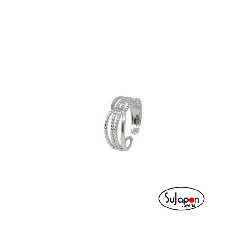 ANILLO ACERO AJUSTABLE MODELO GOSSIA