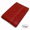 Minicartera de piel burdeos para hombre Ohio