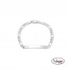 PULSERA TIPO ESCLAVA PLATA CARTIER 3X1