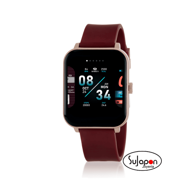 SMARTWATCH MAREA B63006/8 HABLA VIA BLUETOOTH GRANATE