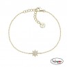 Pulsera Mini Estrella Pavé Dorada Amen