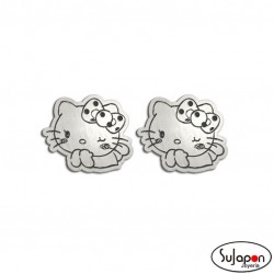 PENDIENTES DE PLATA DE HELLO KITTY LOVELY KITTY