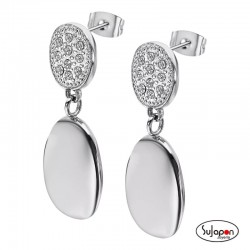 PENDIENTES LOTUS STYLE OLD MONEY LS2567-4/1 ACERO