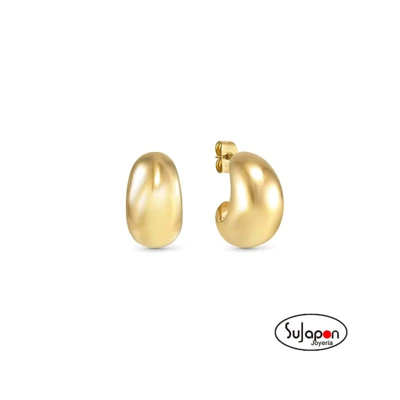 Pendientes Ecclettica Luna pequeña dorados NOMINATION