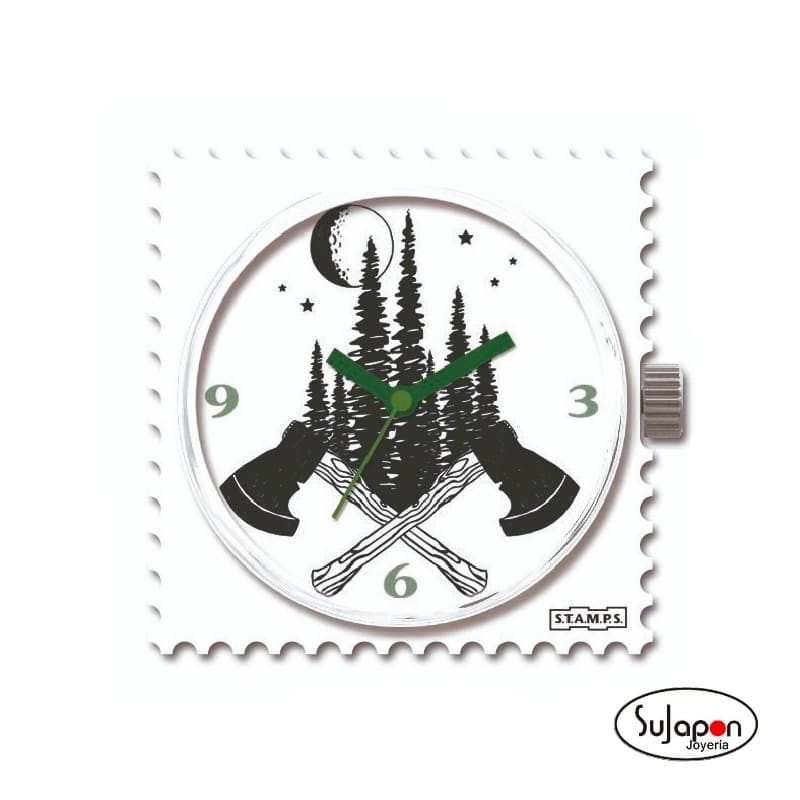 Reloj Stamps In The Trees