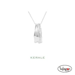 COLLAR PLATA RODIADA CON CIRCONITAS NEXUS DE KERALE