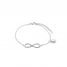 PULSERA INFINITO LOTUS SILVER LP1872-2/3 PLATA