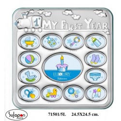 Marco de plata niño