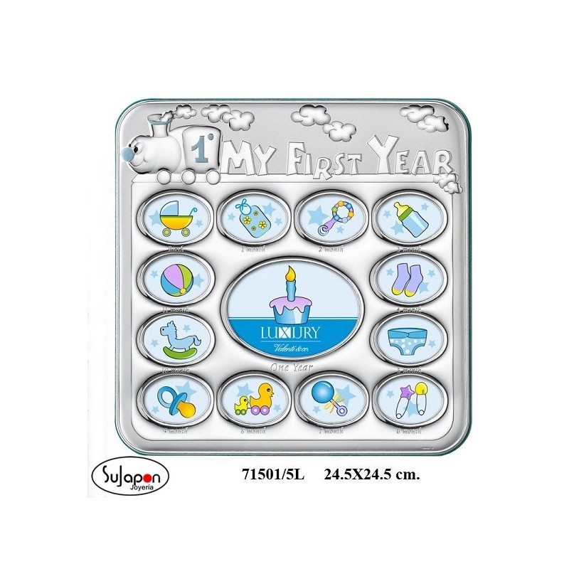 Marco de plata niño