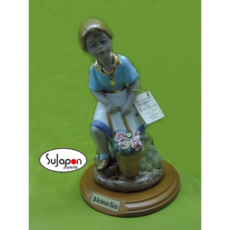 Figura de porcelana niña