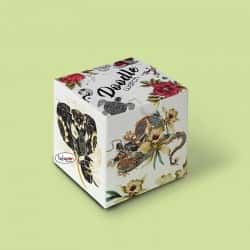 Reloj Doodle Carpa Koi Rojo