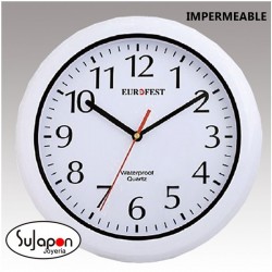 RELOJ DE PARED IMPERMEABLE EUROFEST