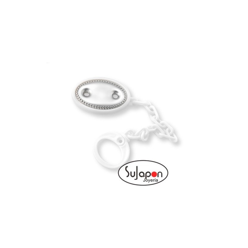 CHUPETERO PLATA  OVALADO