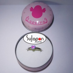 SORTIJA PLATA NIÑA DE LA PETRA