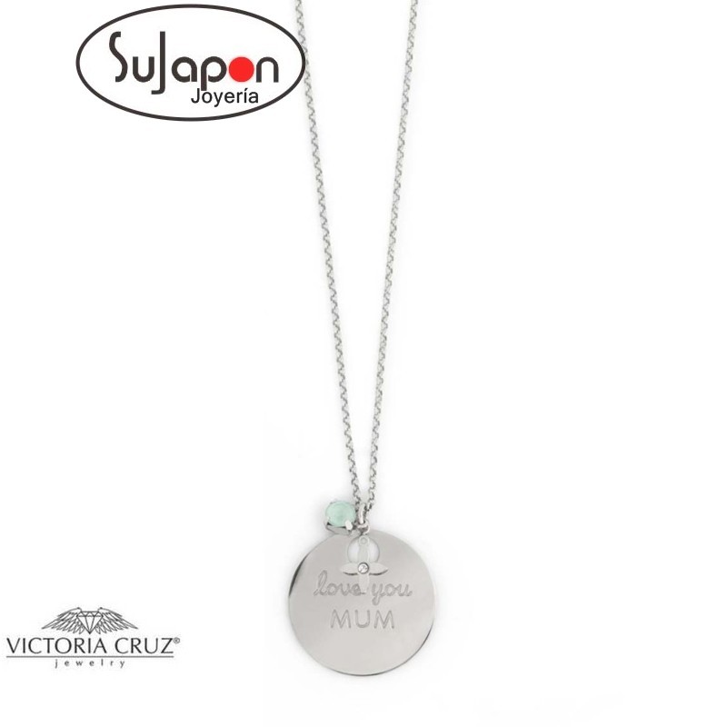 COLLAR MAMÁ PLATA VICTORIA CRUZ JEWELRY