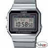 RELOJ CASIO PLATEADO A700WE