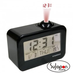 Despertador digital Eurofest con proyector hora