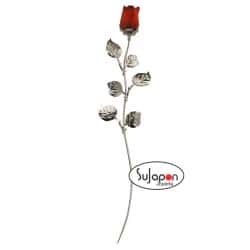 Rosa Roja de tallo largo 30cm