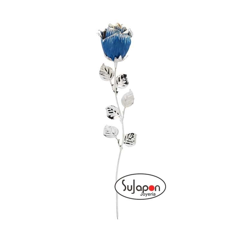 Rosa Azul de 33 cm.
