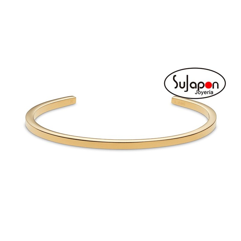 Pulsera Acero Nashira Gold de Nalya
