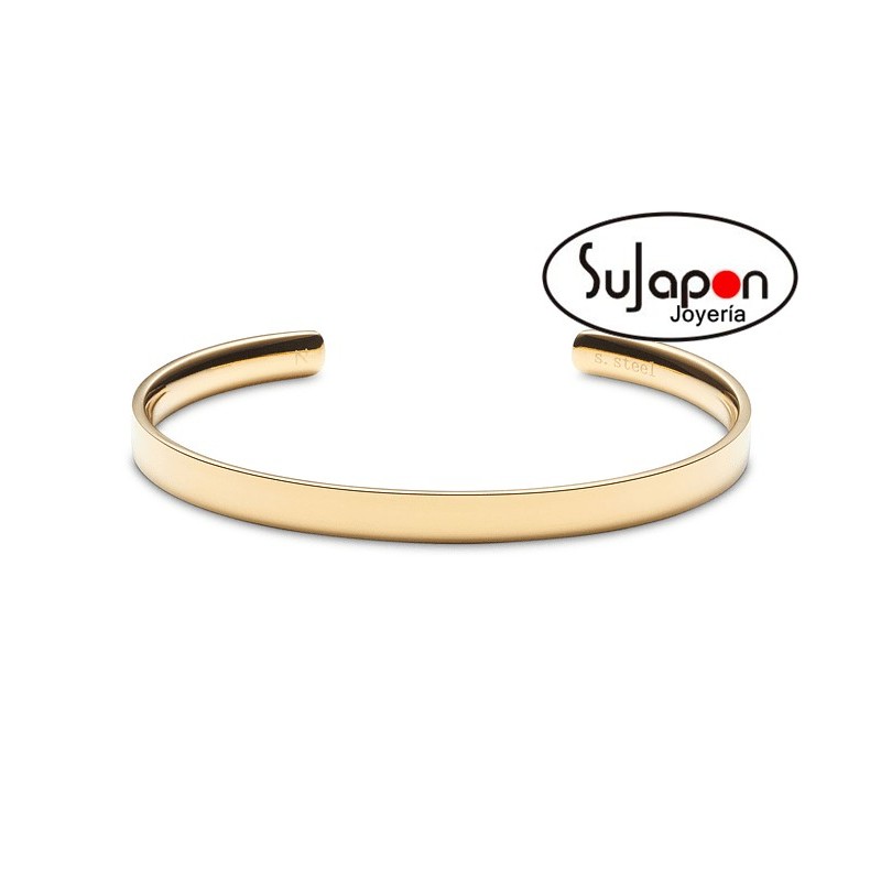 Pulsera Acero Maia Gold de Nalya
