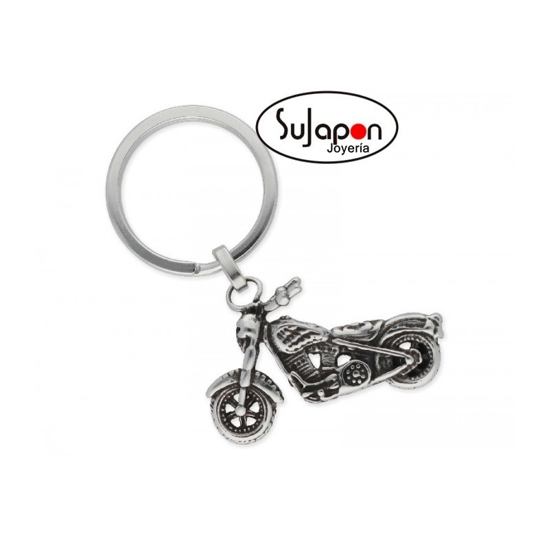 LLAVERO ACERO LISKA CON FORMA MOTO