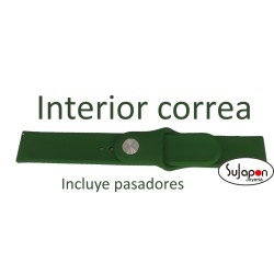 CORREA SILICONA VERDE PARA SMARTWATCH O RELOJ
