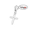 CHARM PLATA CRUZ CON 1 CIRCONITA LOTUS