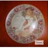 Plato porcelana decorado a mano