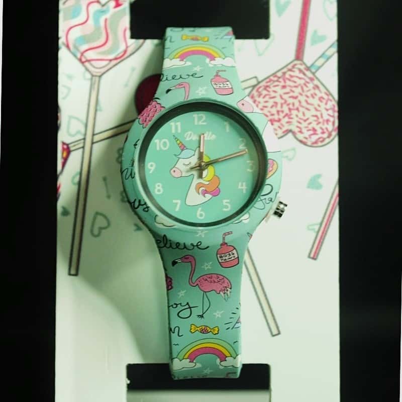 Reloj Doodle infantil CRATIVO con Unicornio
