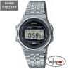 RELOJ CASIO PLATEADO DIGITAL REDONDO VINTAGE A171WE